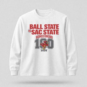 Ball State Vs Sac State Homecoming 100 2026 Shirt (2)