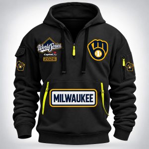 Brewers World Series 2026 Quarter Zip Hoodie (3)